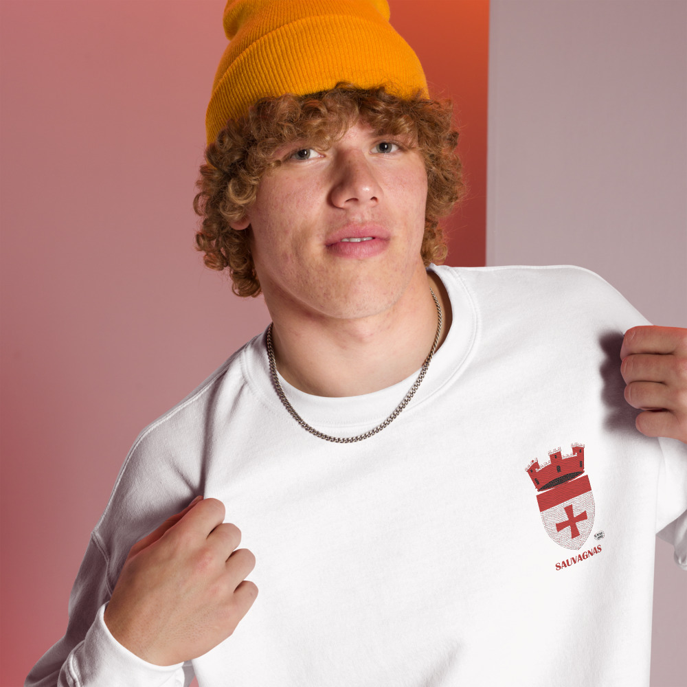 Sauvagnas, Armoiries, Sweatshirt, unisexe