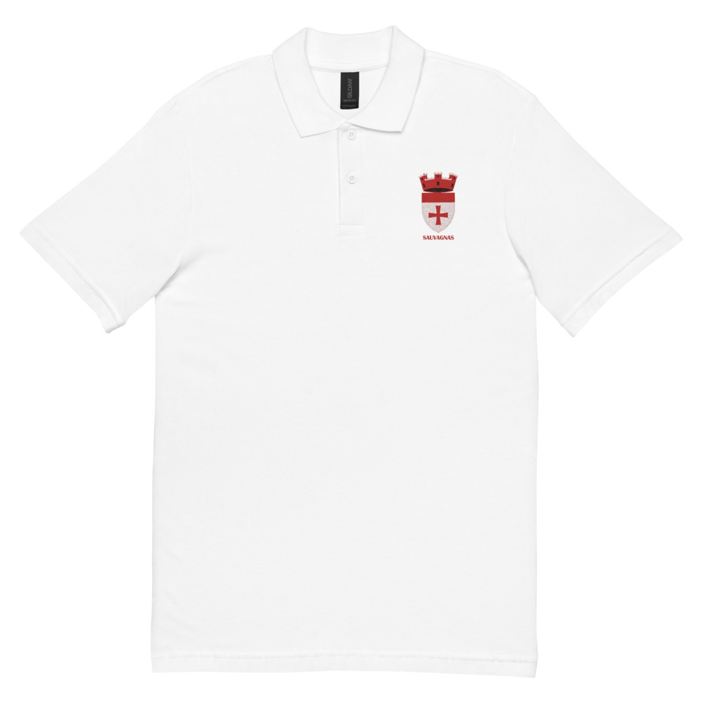 Sauvagnas, Armoiries - Polo piqué, unisexe
