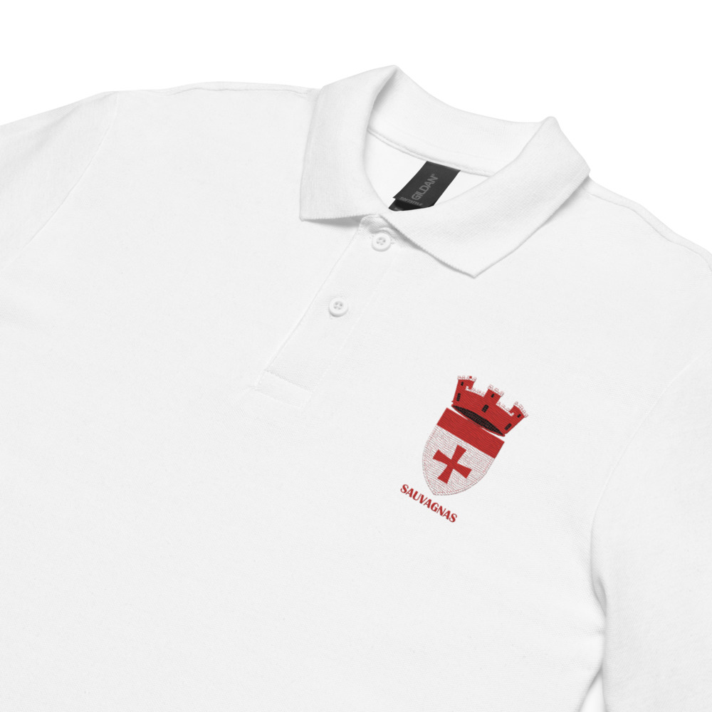 Sauvagnas, Armoiries - Polo piqué, unisexe