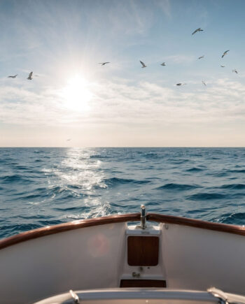 Andrea Ikensen, Seule en mer