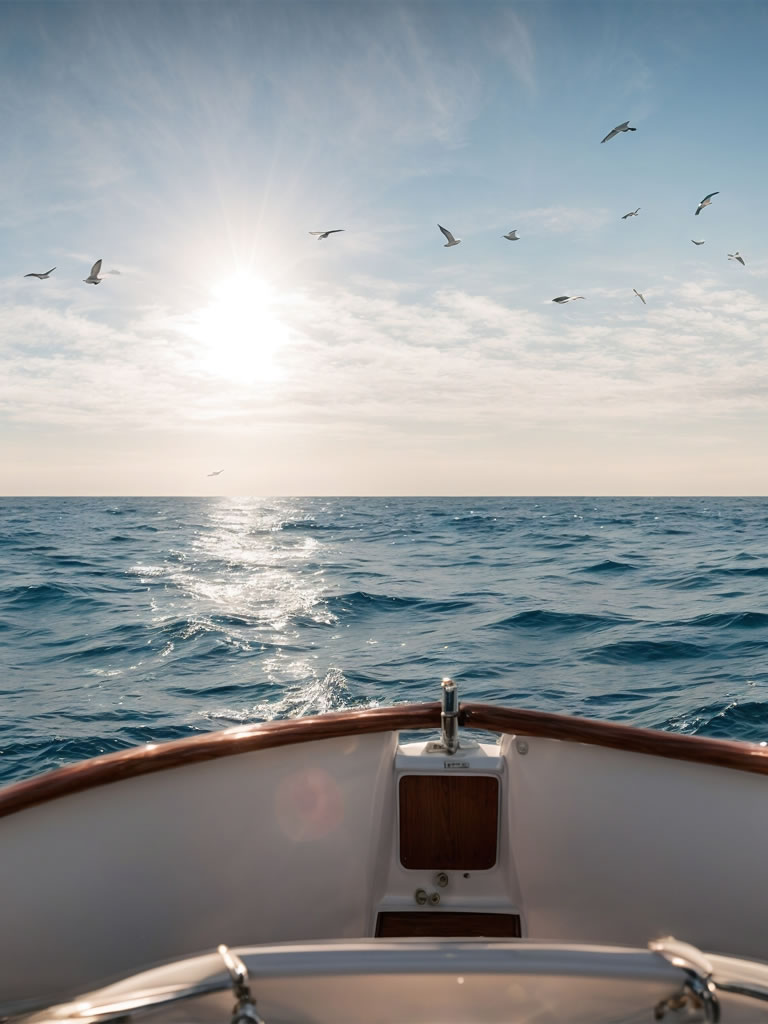 Andrea Ikensen, Seule en mer