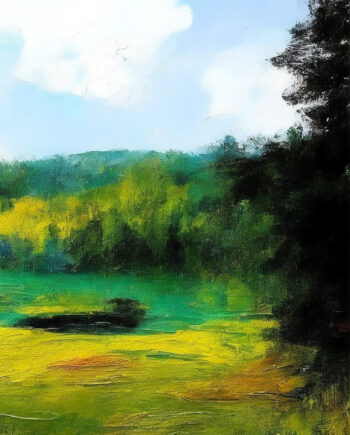 Sauvagnas, Lac Impression