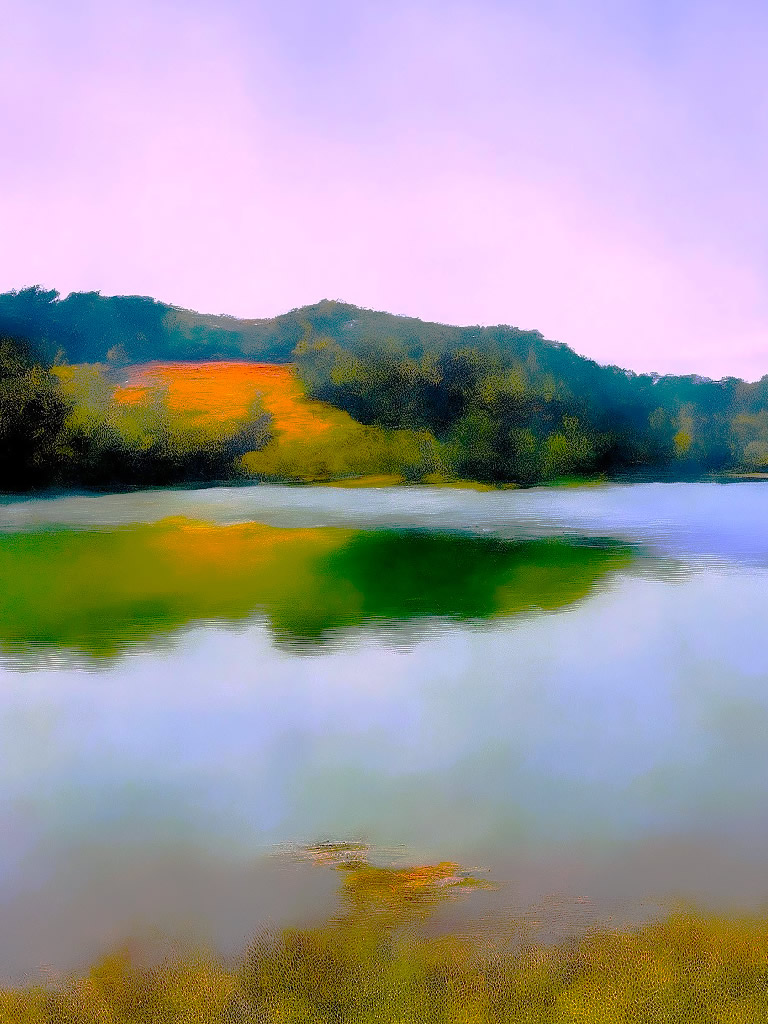 Sauvagnas, Lac Reflets