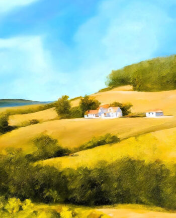 Sauvagnas, Maison sur la colline