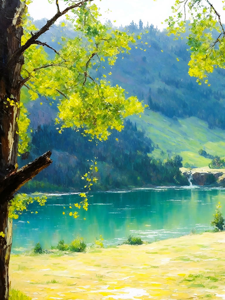 Sauvagnas, Lac de la Brichette