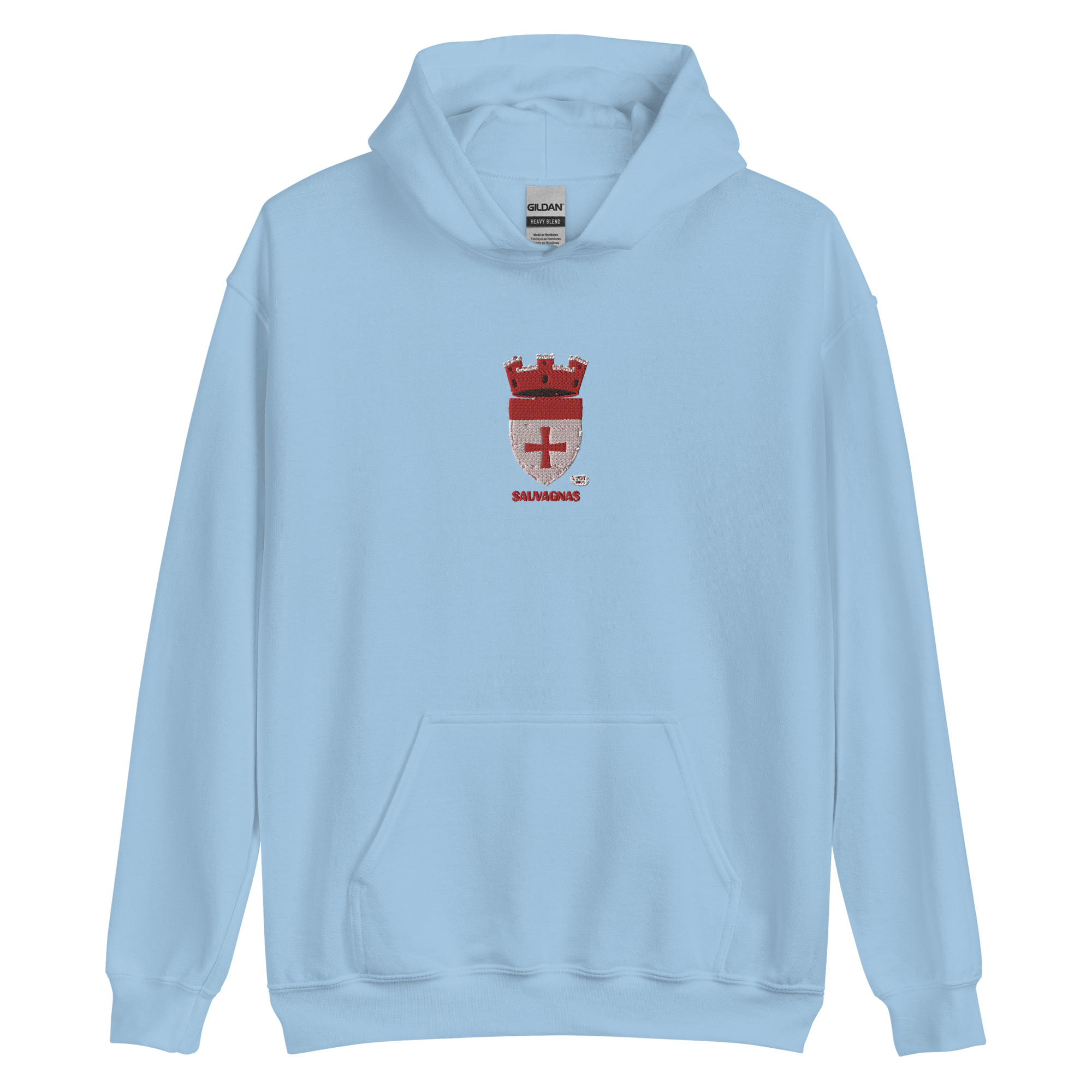 Sauvagnas, Armoiries - Sweat à capuche d'hiver, unisexe