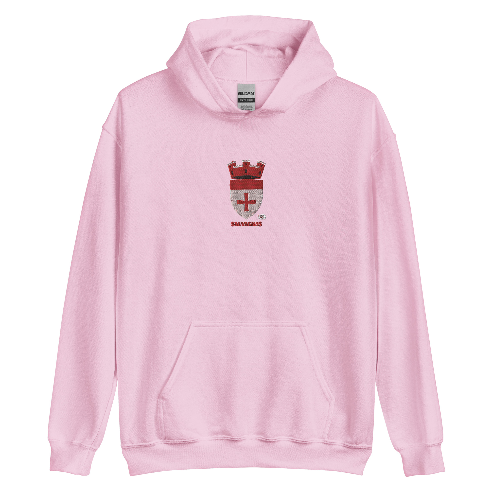 Sauvagnas, Armoiries - Sweat à capuche d'hiver, unisexe