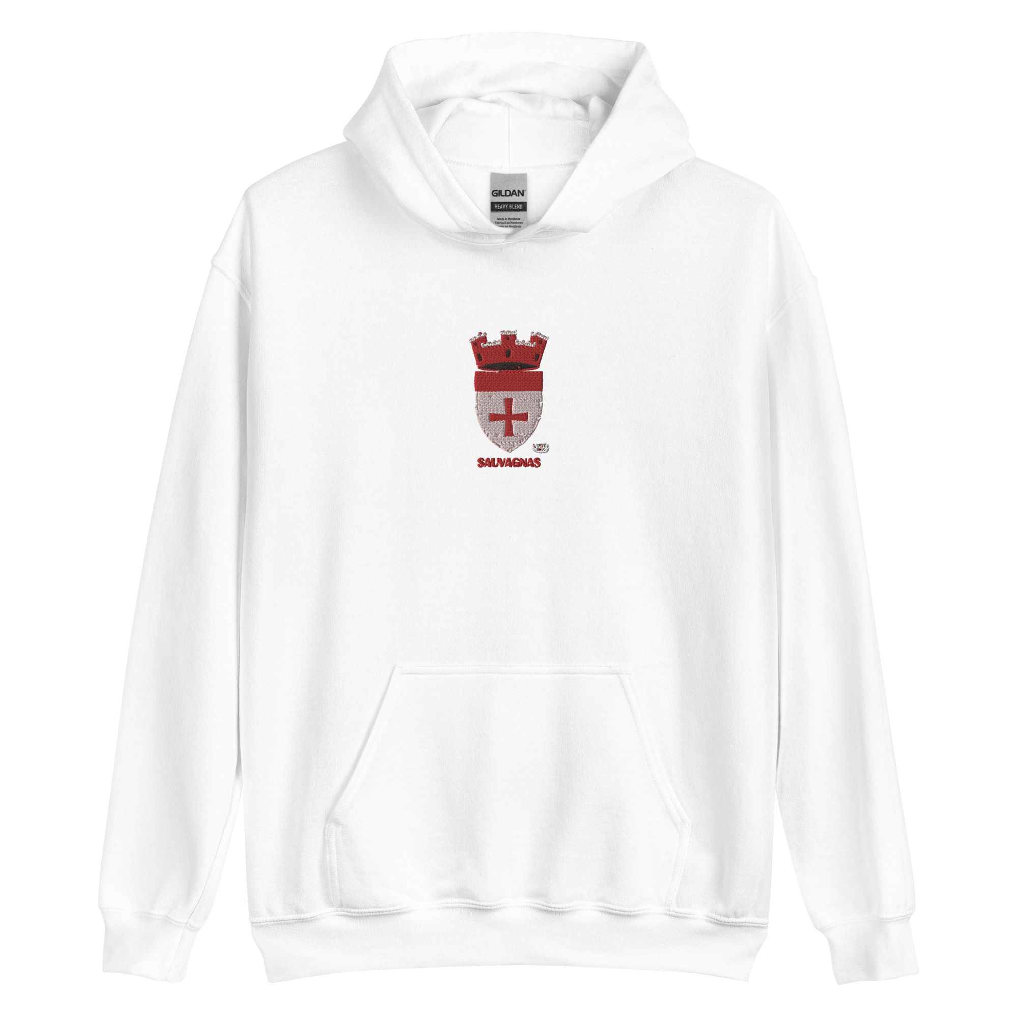 Sauvagnas, Armoiries - Sweat à capuche d'hiver, unisexe