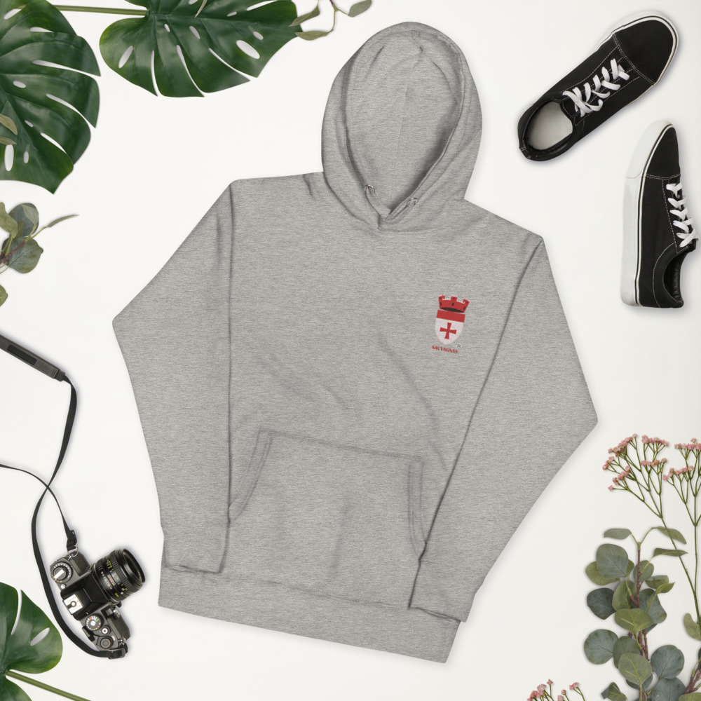 Sauvagnas, Armoiries - Sweat à capuche premium, unisexe