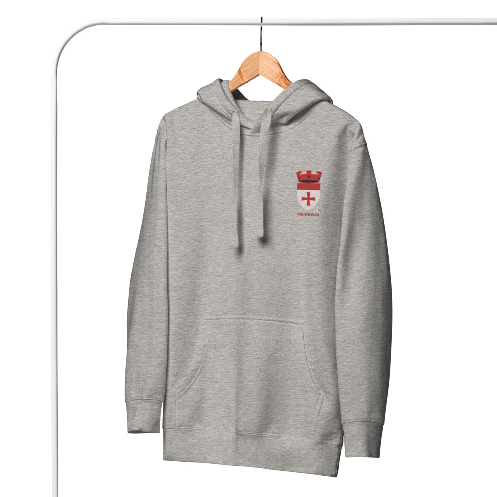 Sauvagnas, Armoiries - Sweat à capuche premium, unisexe