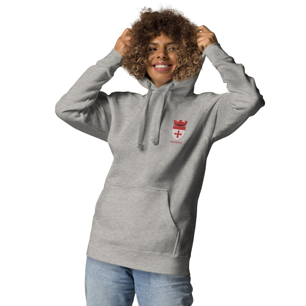 Sauvagnas, Armoiries - Sweat à capuche premium, unisexe