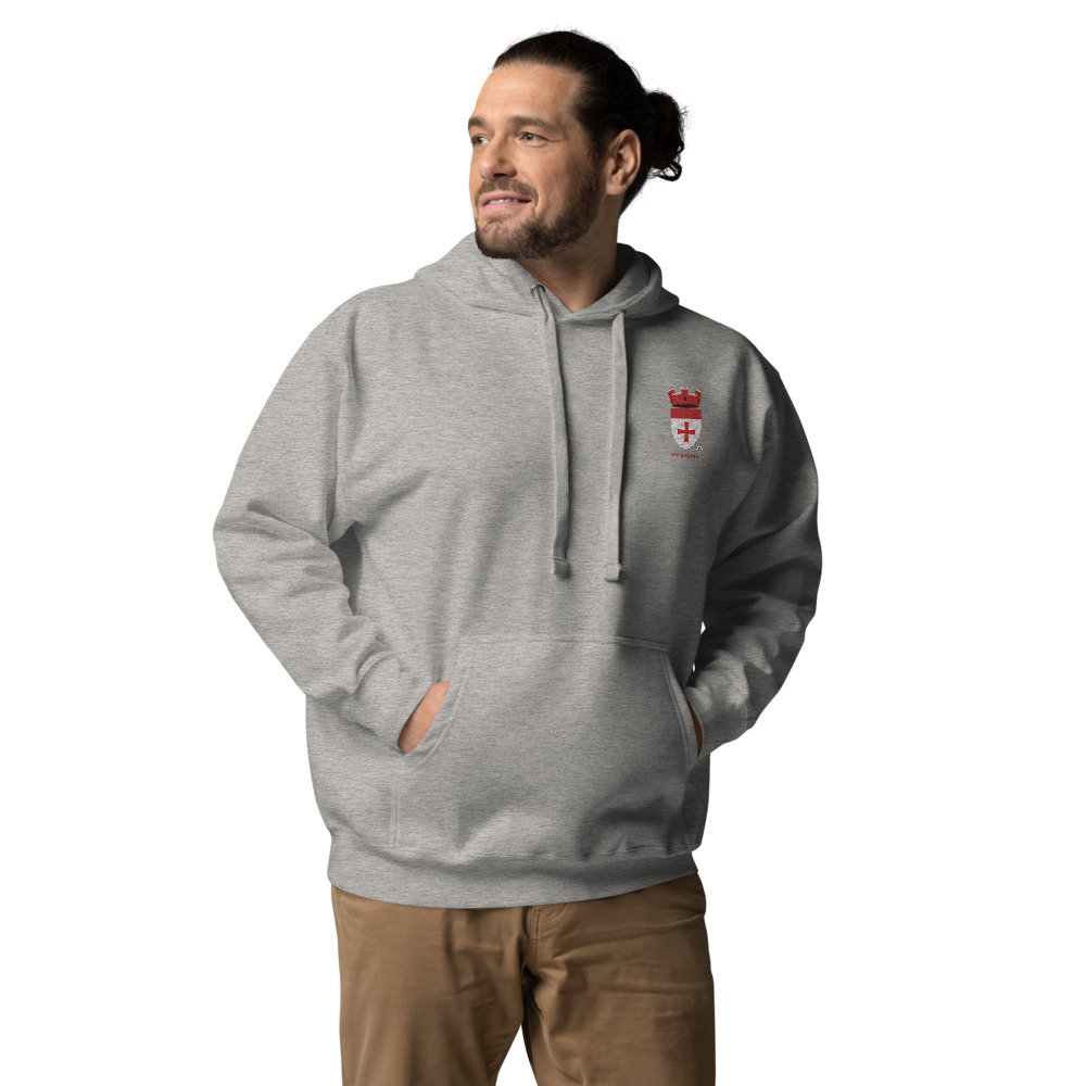 Sauvagnas, Armoiries - Sweat à capuche premium, unisexe