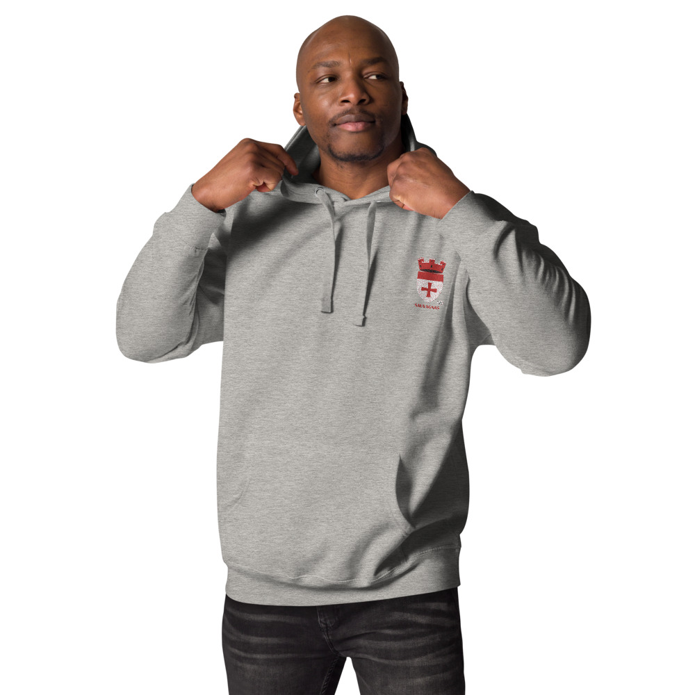 Sauvagnas, Armoiries - Sweat à capuche premium, unisexe