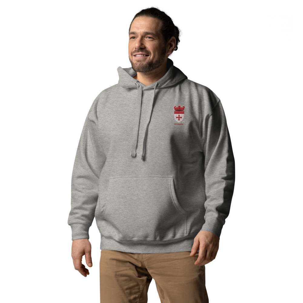 Sauvagnas, Armoiries - Sweat à capuche premium, unisexe