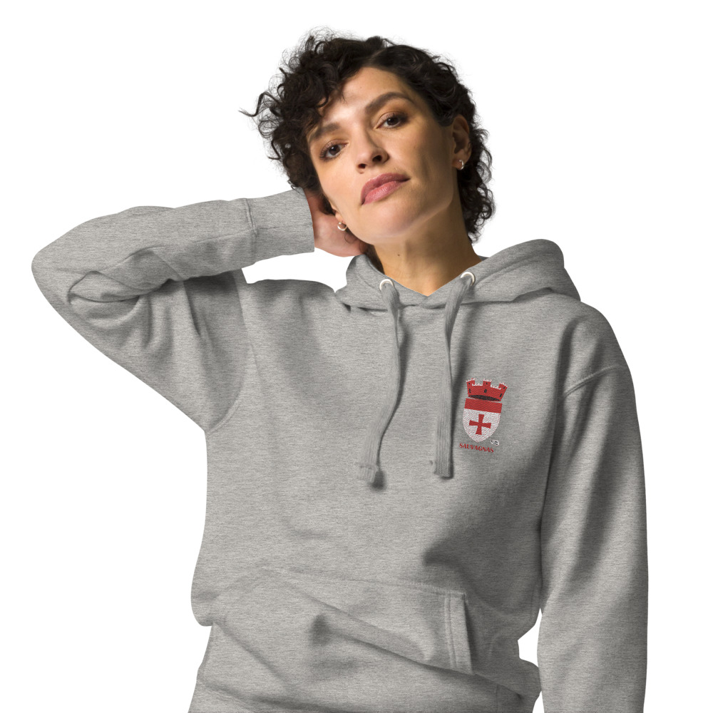 Sauvagnas, Armoiries - Sweat à capuche premium, unisexe
