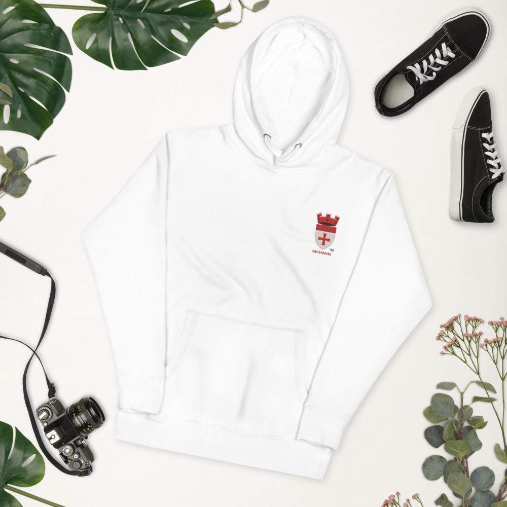 Sauvagnas, Armoiries - Sweat à capuche premium, unisexe