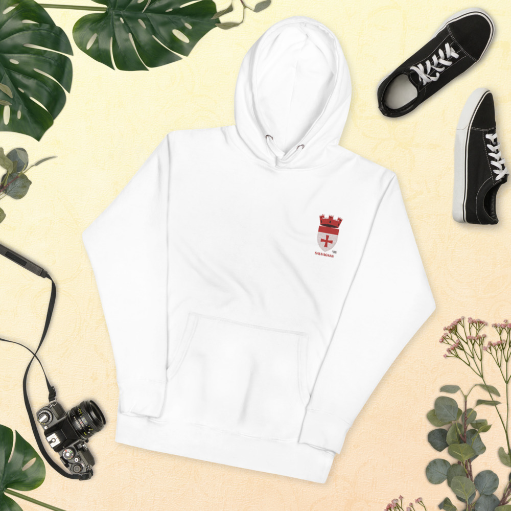 Sauvagnas, Armoiries - Sweat à capuche premium, unisexe
