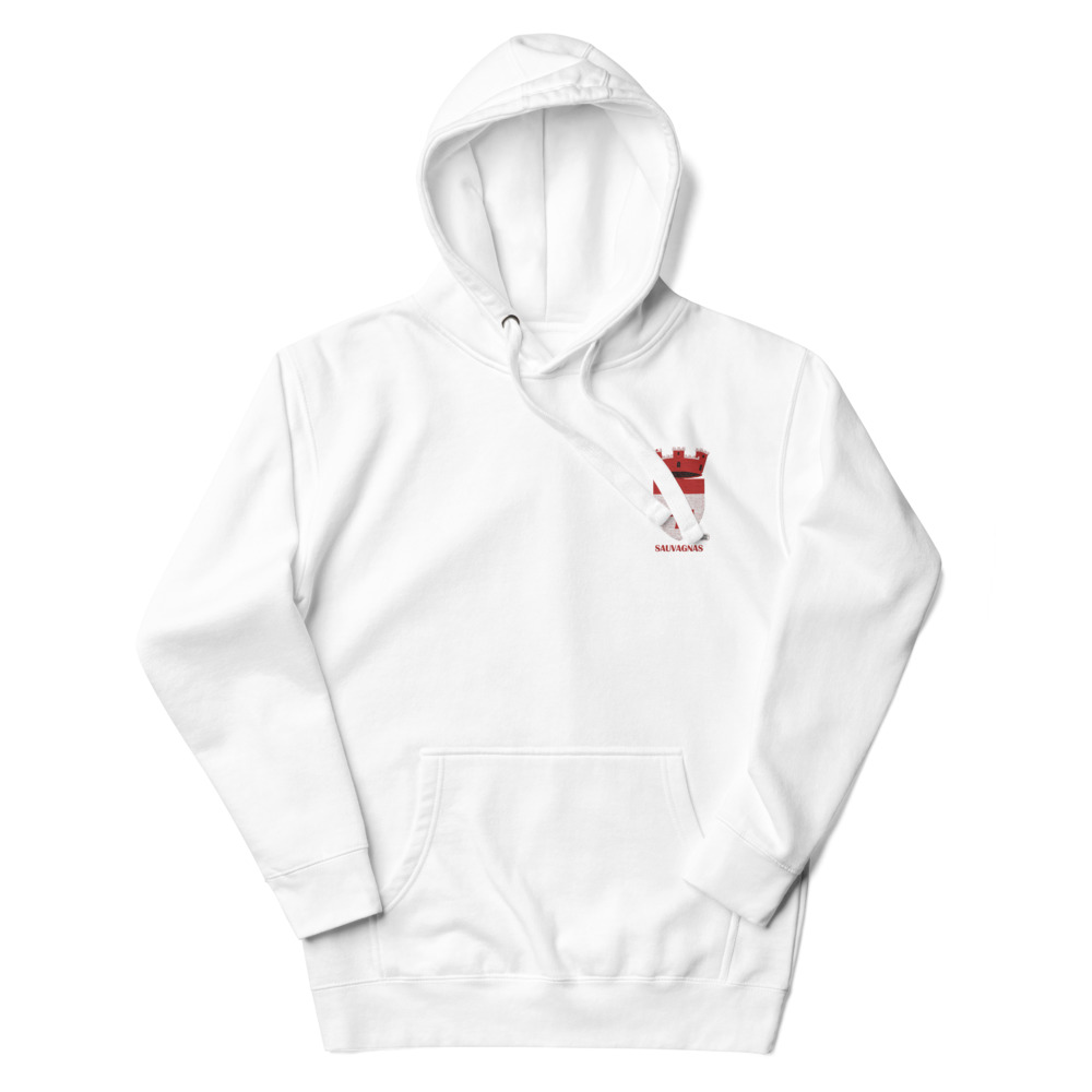 Sauvagnas, Armoiries - Sweat à capuche premium, unisexe