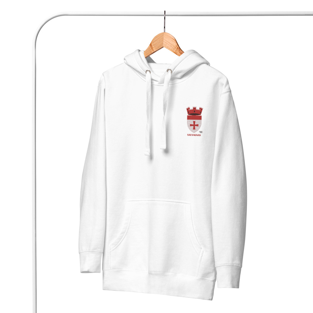 Sauvagnas, Armoiries - Sweat à capuche premium, unisexe