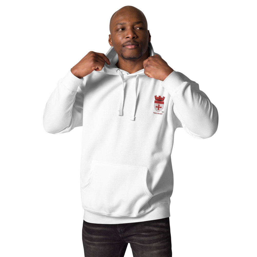 Sauvagnas, Armoiries - Sweat à capuche premium, unisexe