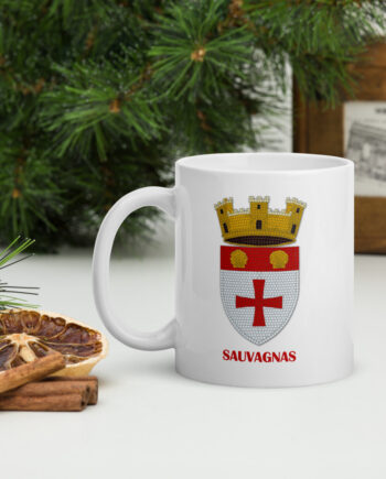 Sauvagnas, Armoiries, Tasse