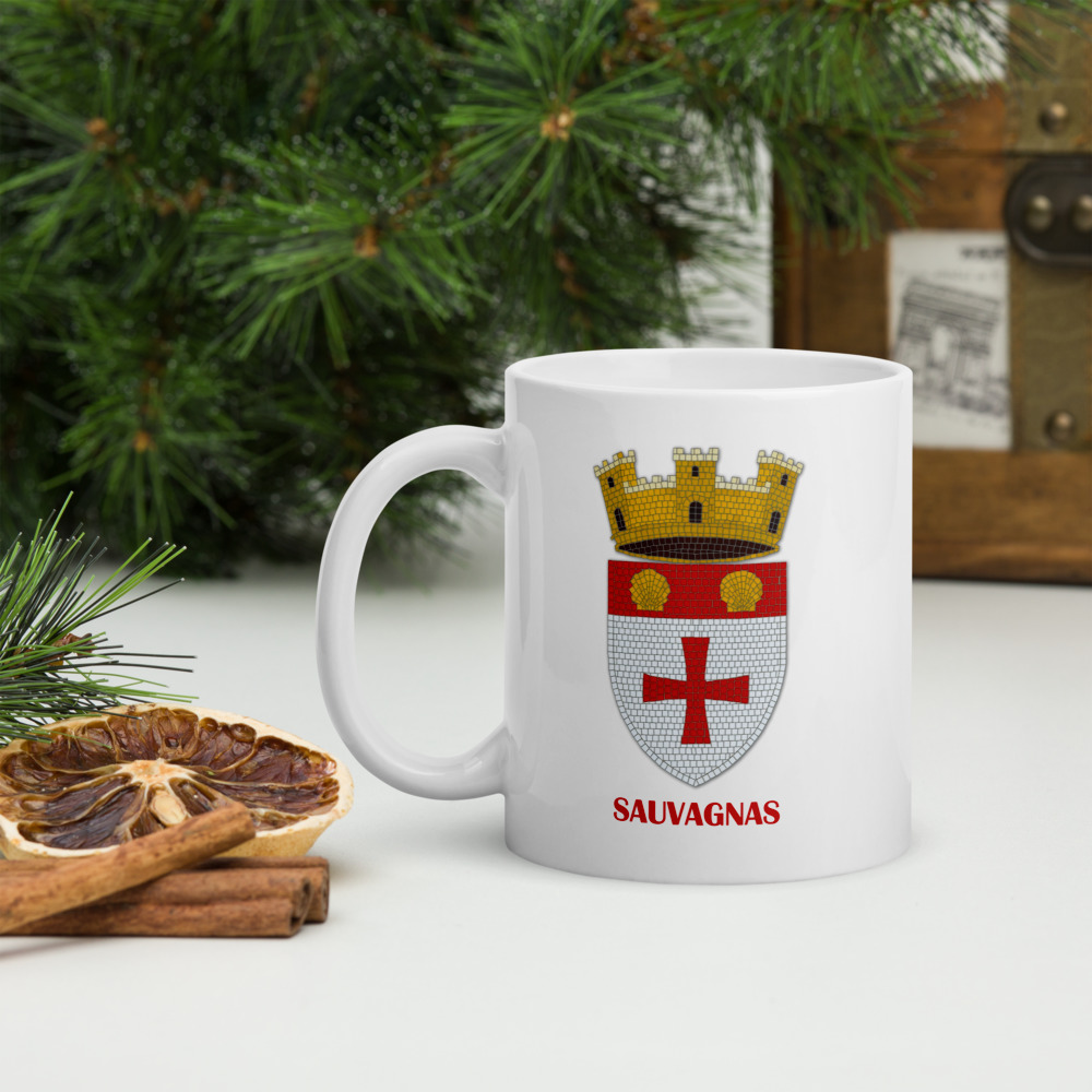 Sauvagnas, Armoiries, Tasse