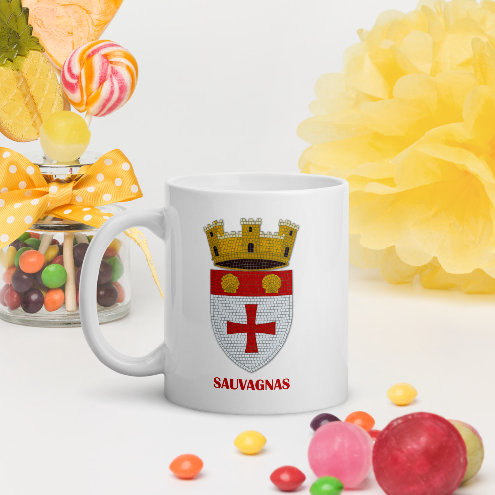 Sauvagnas, Armoiries, Tasse