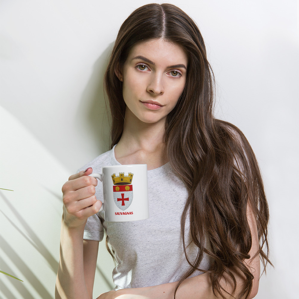 Sauvagnas, Armoiries, Tasse