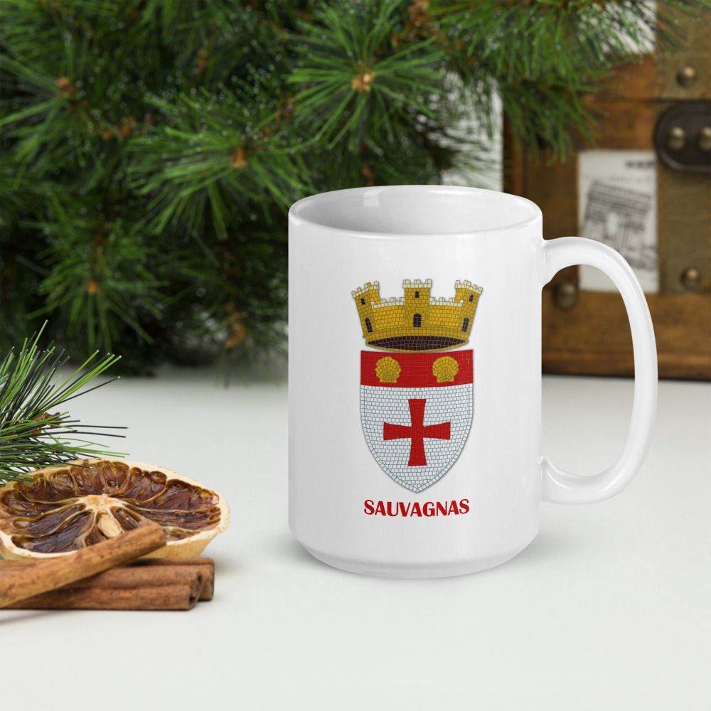 Sauvagnas, Armoiries, Tasse