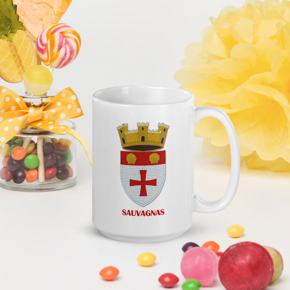 Sauvagnas, Armoiries, Tasse