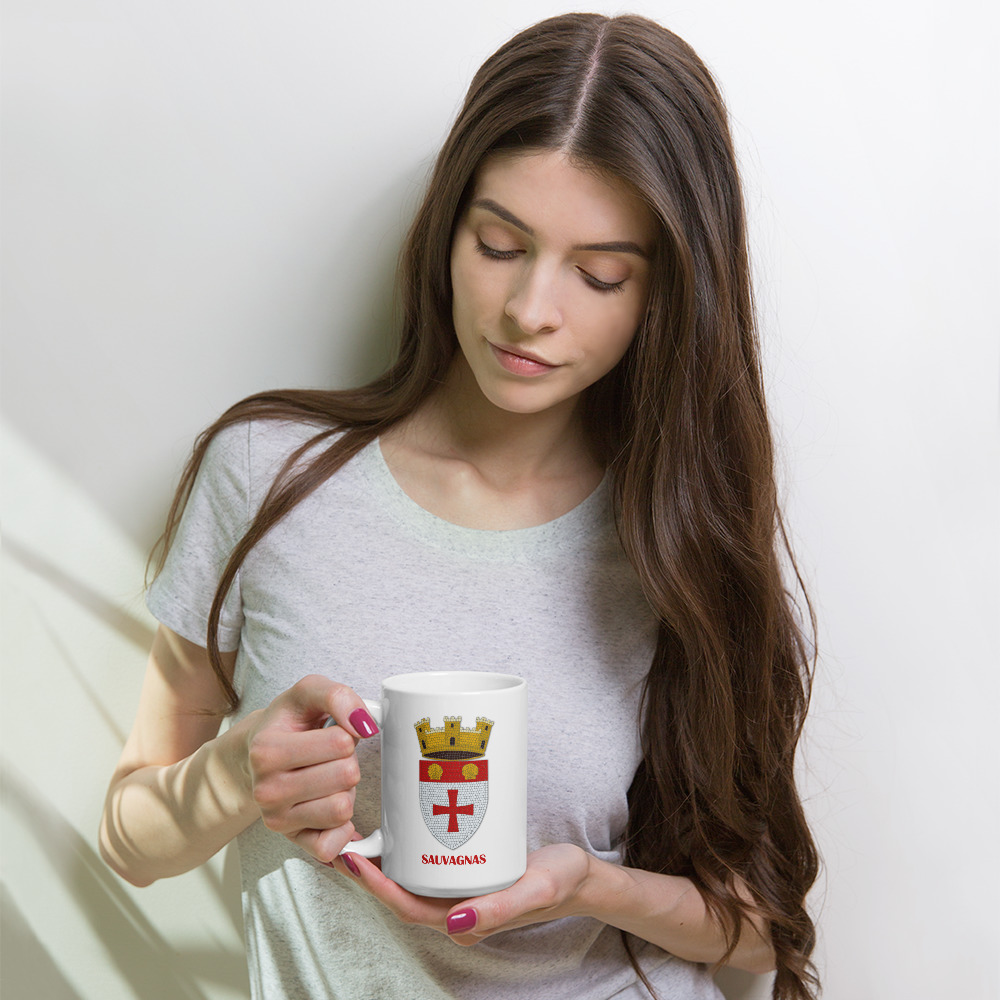 Sauvagnas, Armoiries, Tasse