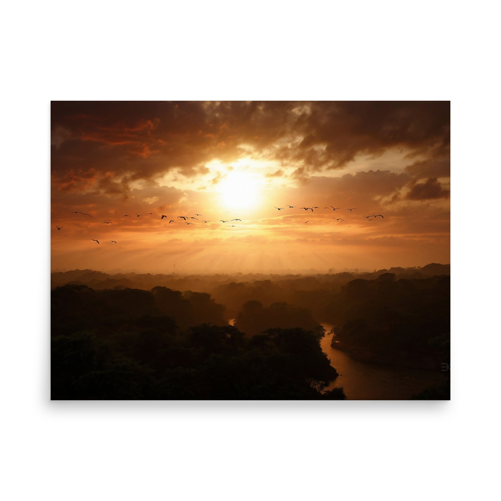 Sauvagnas, Rivière dorée du soir